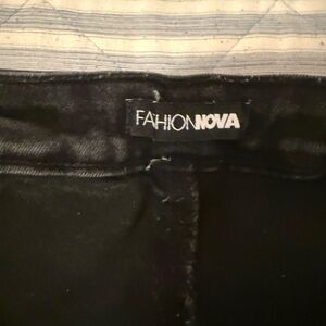 Fashion Nova Elegant Black Trousers